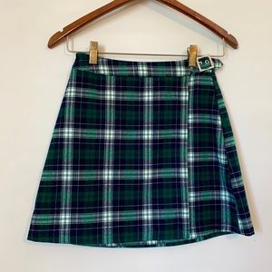 John Galt plaid skirt